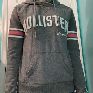 Grey Hollister hoodie